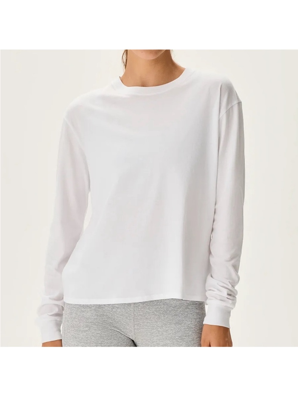 Outdoor Voices Everyday Longsleeve White Sz Large